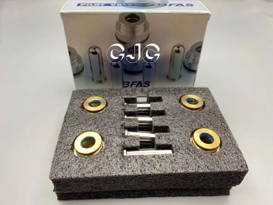 PC-6 هیدرولیک دریچه کنترل قطعه فشار دهنده، قطعات یدکی بیل مکانیکی فولادی برای دسته