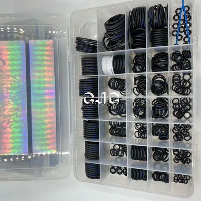 کیت لاستیک مهر و موم متریک ضد روغن، کیت سیلندر هیدرولیک 45 ساحل NBR با دقت بالا